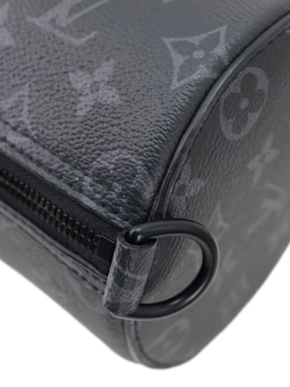 Louis Vuitton  Polochon PM Soft Monogram Eclipse Canvas Crossbody Bag Black - Picture 7 of 13